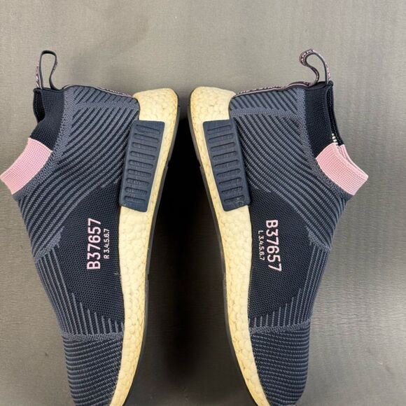 Adidas NMD CS1 Primeknit Mid Legend Ink Navy Lilac Women’s Size 7.5 - Picture 5 of 8